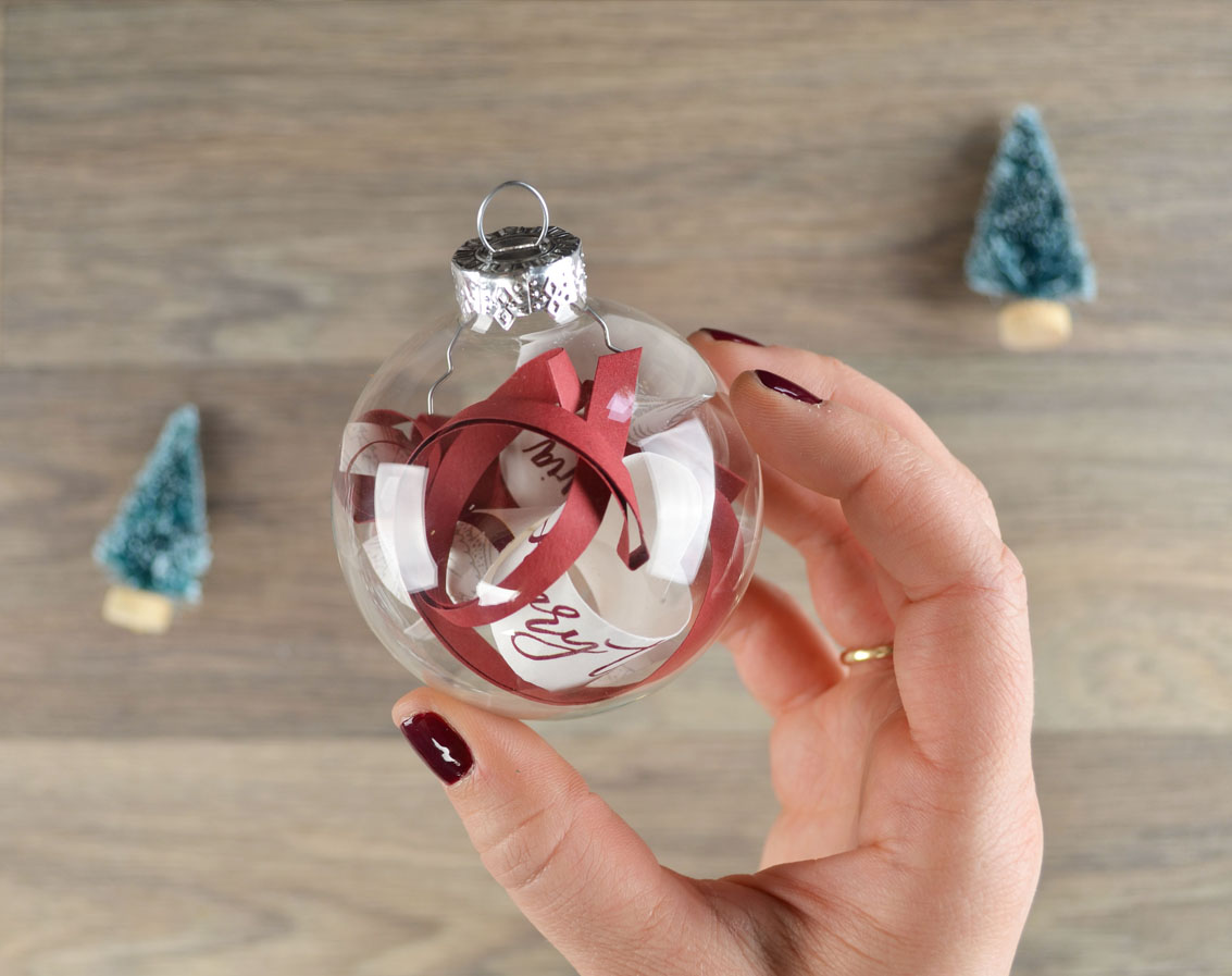 2016 wedding christmas ornament