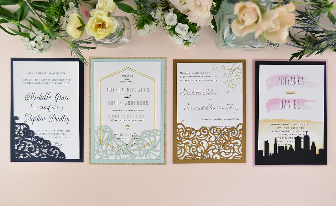 How To Diy Laser Wedding Invitations With Slide In Cards Cards