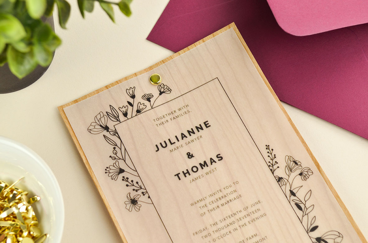 4 Ways to DIY Elegant Vellum Wedding Invitations - Cards & Pockets Design  Idea Blog