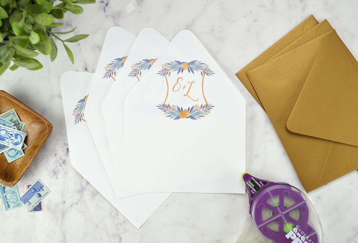 Wedding Invitation Hack: Envelope Liners