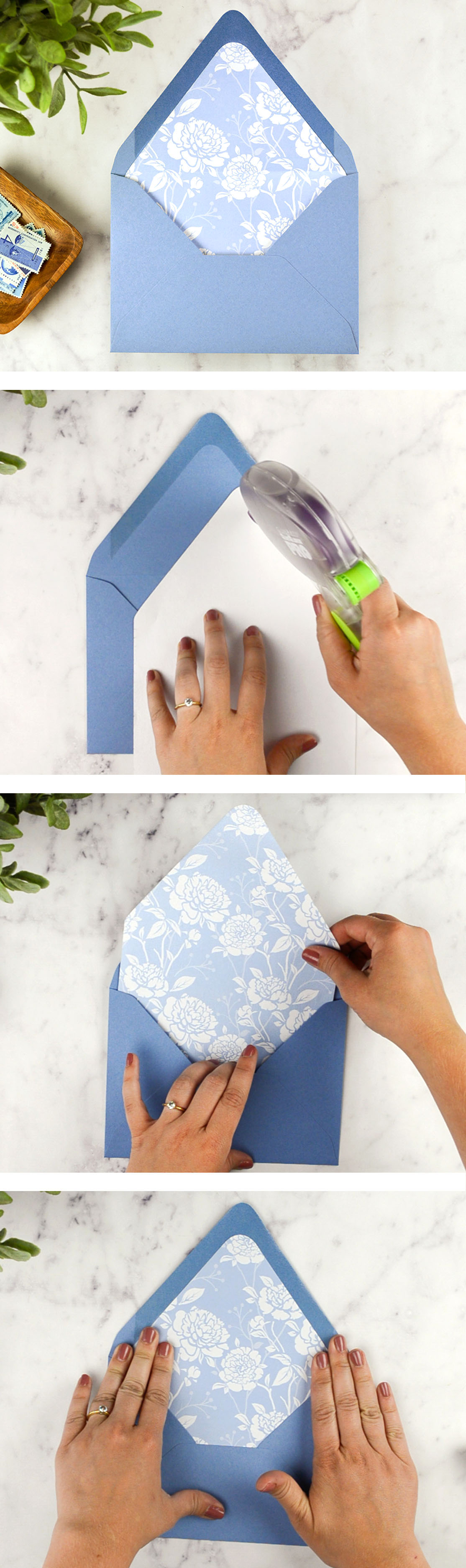 How To Diy Envelope Liners For Your Wedding Invitations Cards