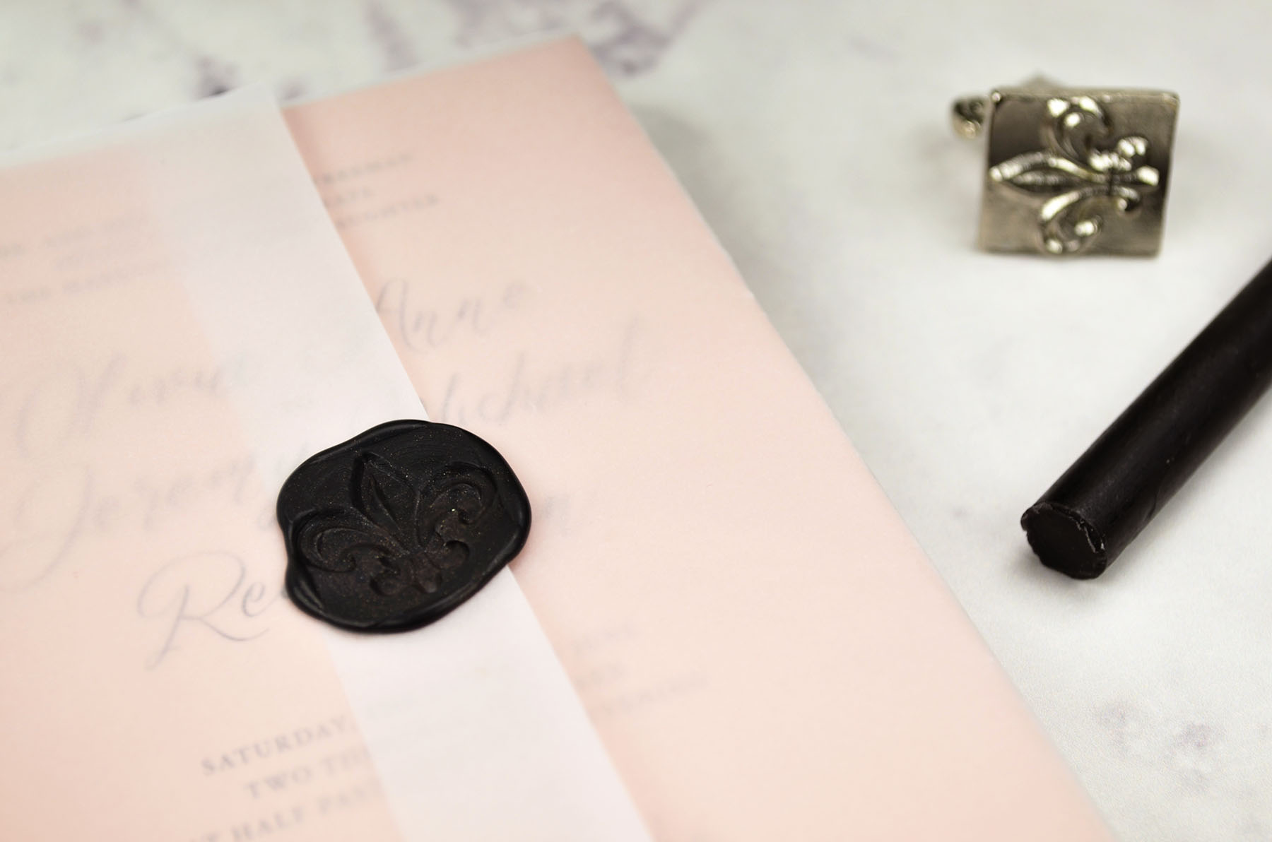 How to DIY Wax Seals on Wedding Invitations - Cards & Pockets Design Idea  Blog