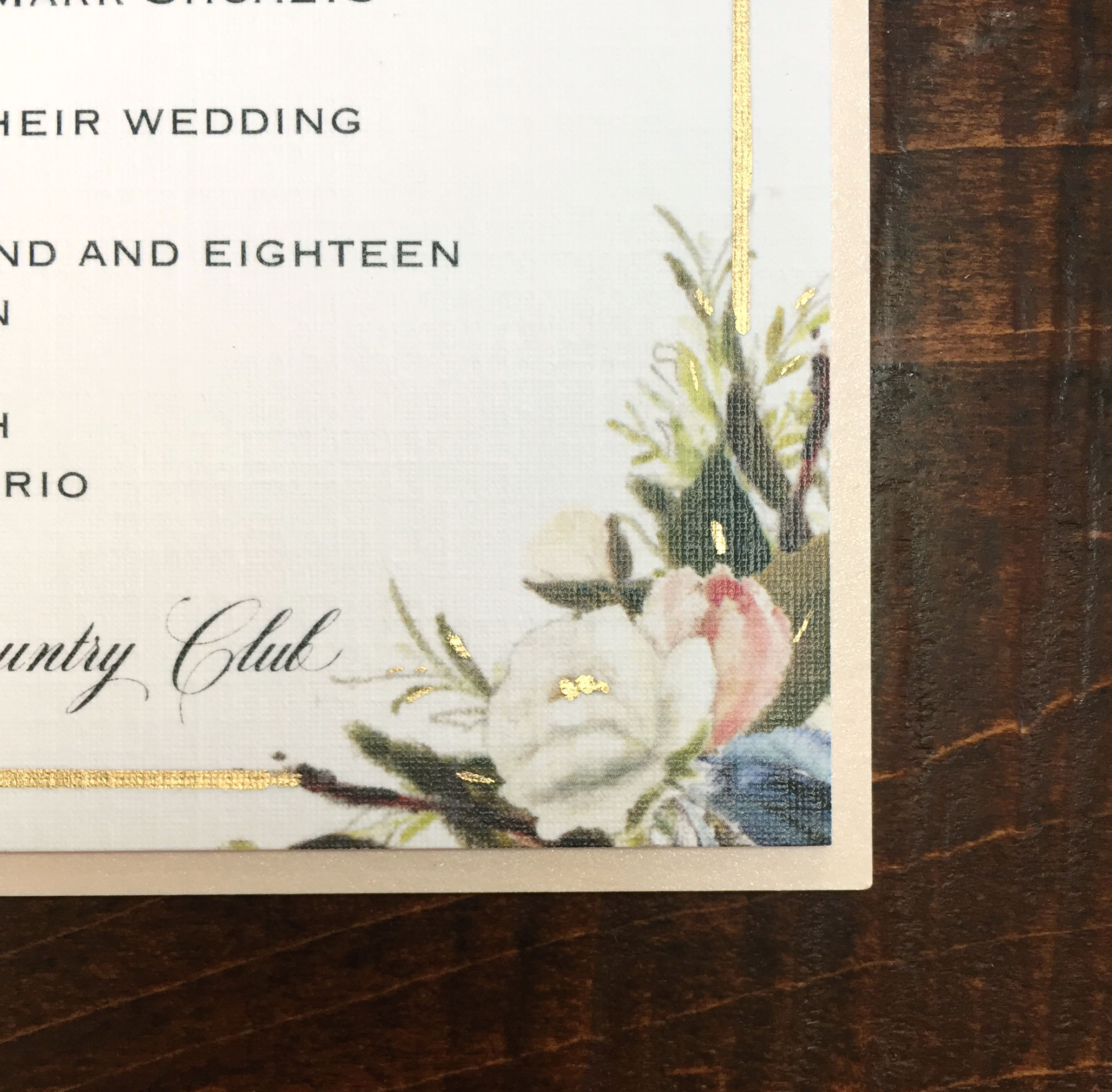 DIY-wedding-invitations-gold-leaf-accents